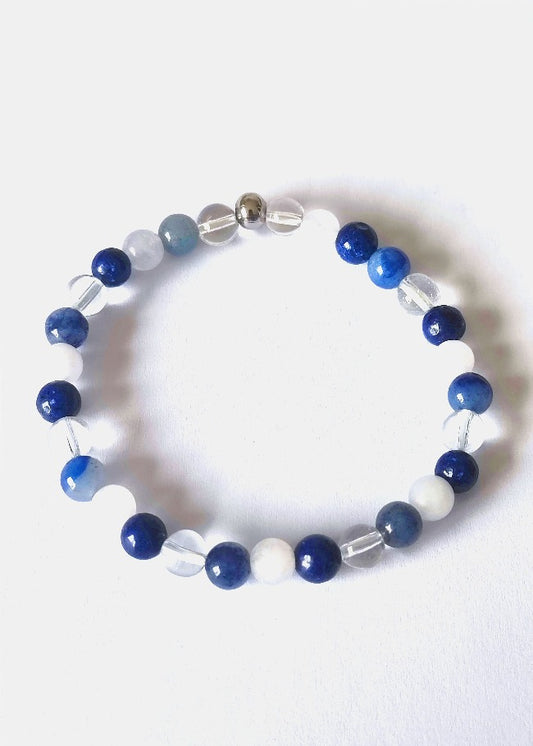Bracelet "Anti-Stress" en perles de pierres naturelles
